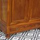 Large antique wardrobe in solid walnut