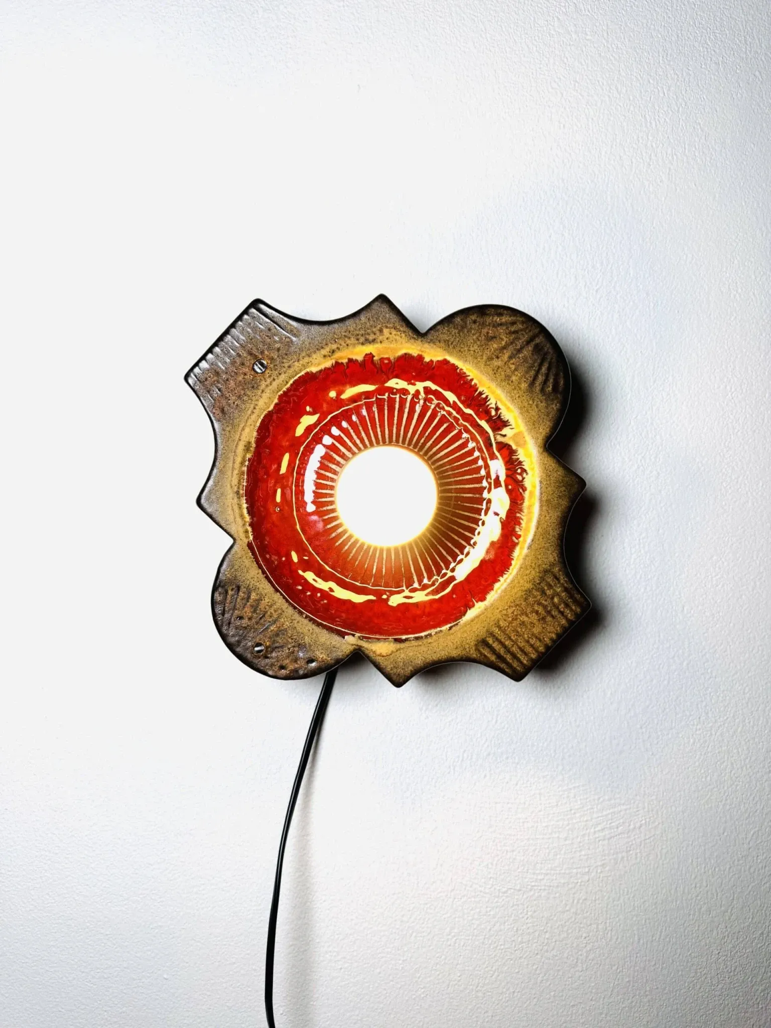 Ceramic Wall Lamp By Hustadt Leuchten, Germany, 1960S