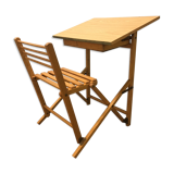 Folding 1950s desk