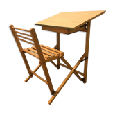 Folding 1950s desk