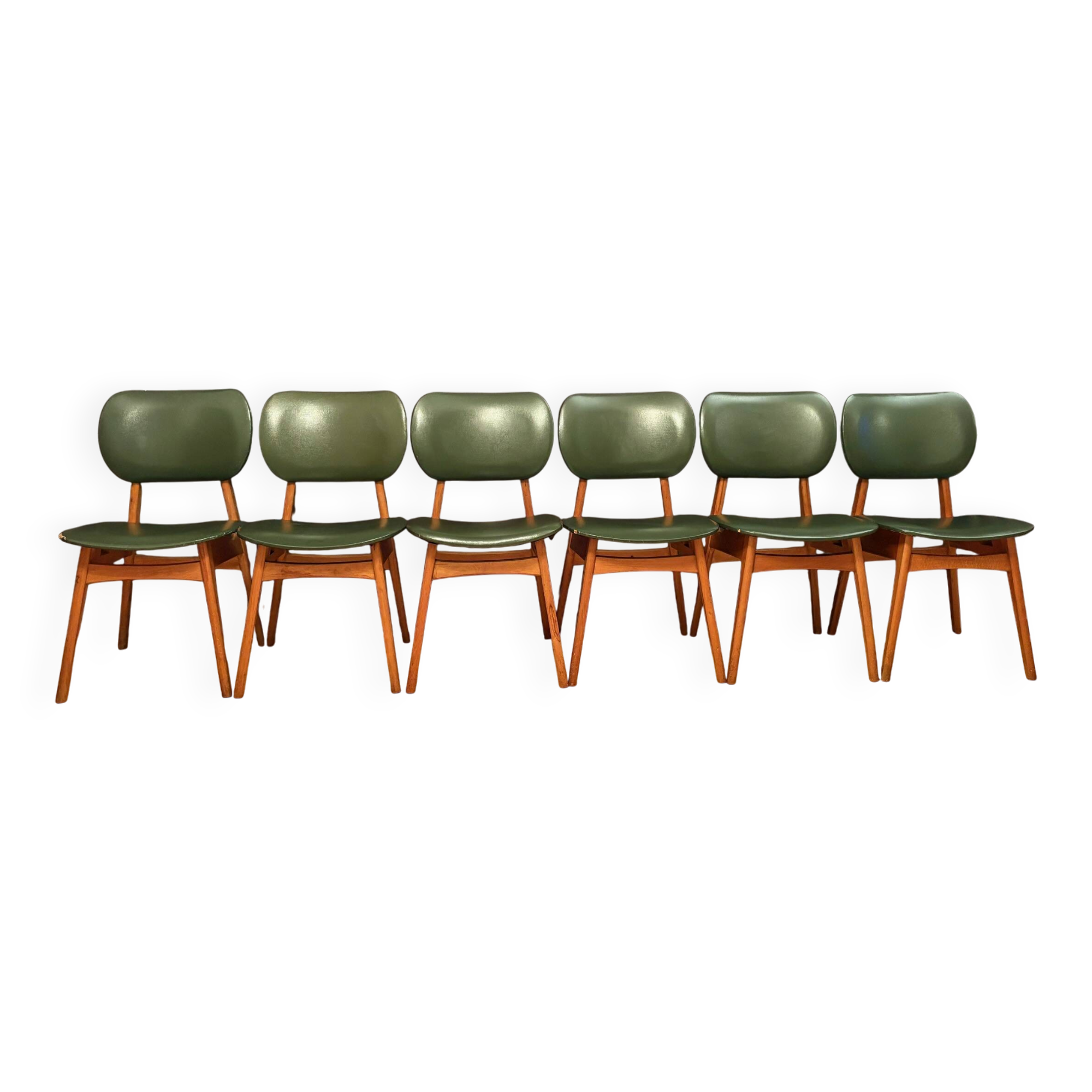 Set of six chairs, 1960s