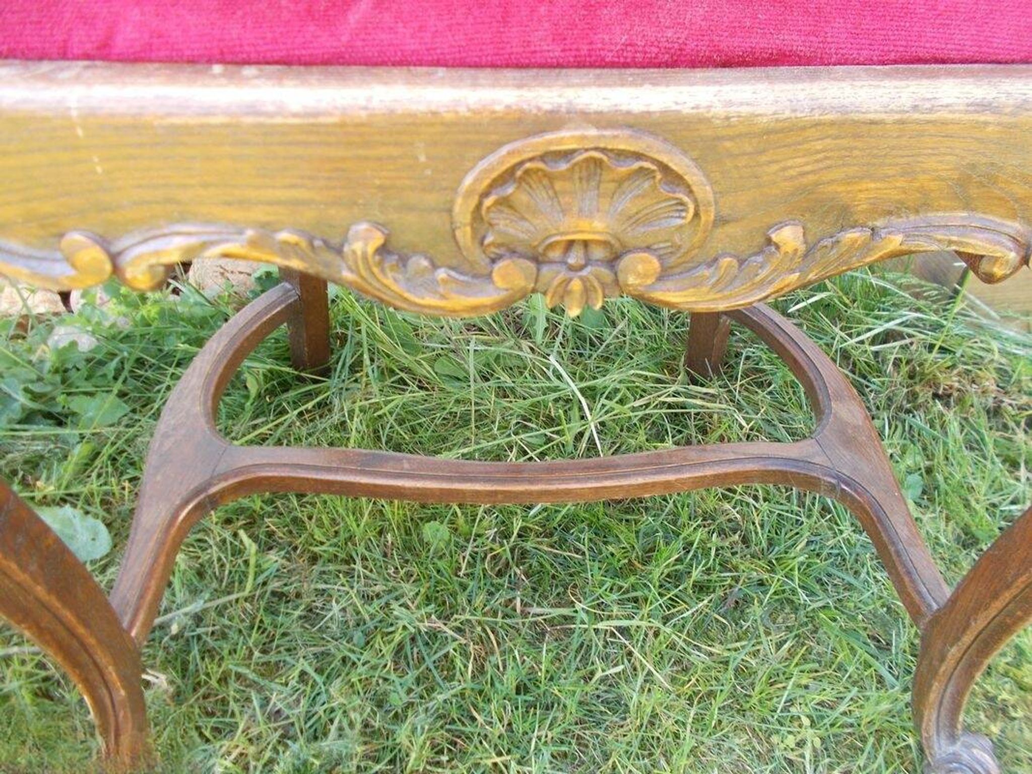 2 armchairs/cabriole style Louis XV