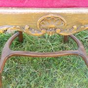 2 armchairs/cabriole style Louis XV