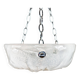 Plafonnier en verre opalescent texturé de Murano des années 1980 par Effetre