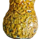 Vase jaune ceramique '60 ananas