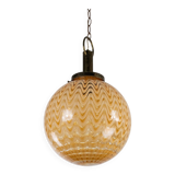Mid-Century Murano glass sphere chandelier in the style of Venini. 1970
