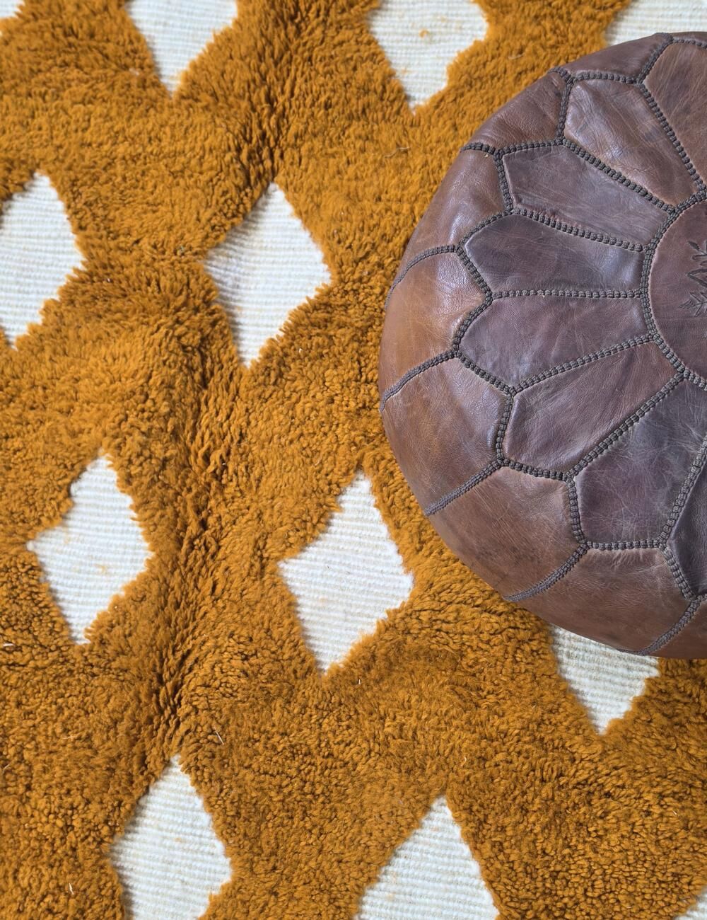Tapis Berbère Moutarde - 300 x 250 cm