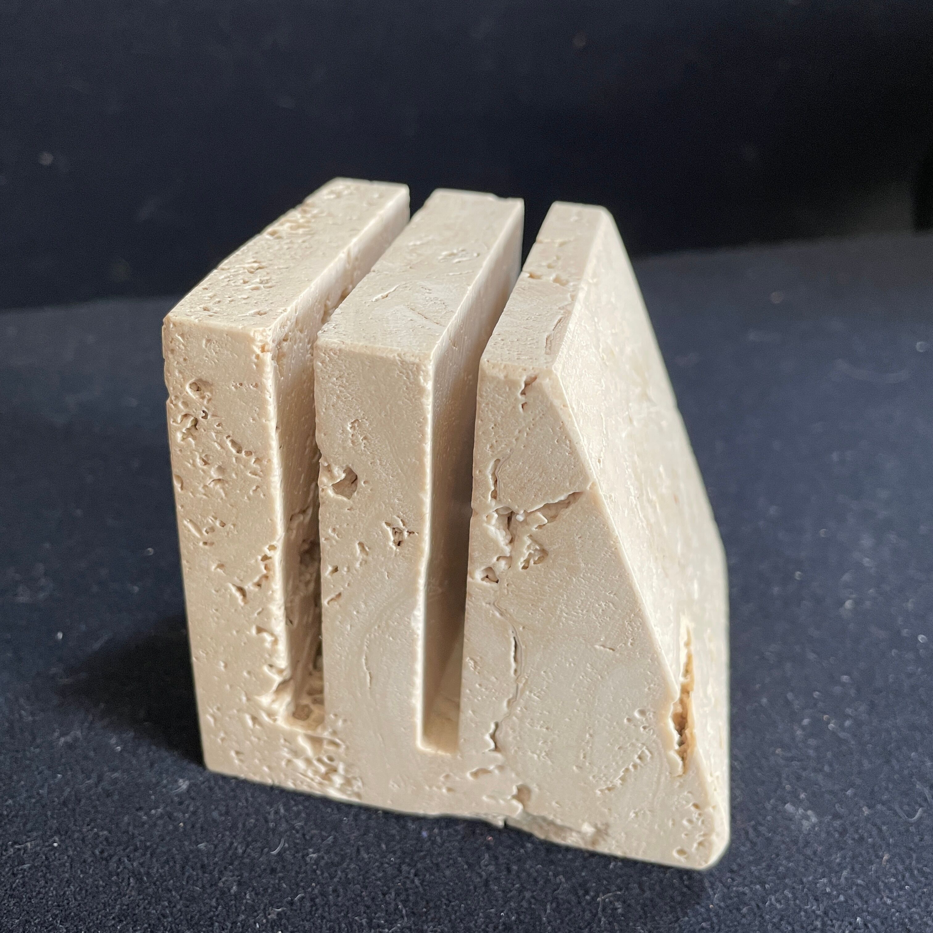 Fratelli Mannelli travertine paperweight design