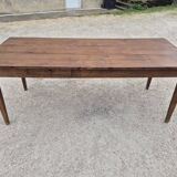 Old farmhouse table, one drawer 1m95