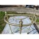 Umbrella stand 1900 brass, cast iron and steel
