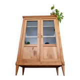 Solid wood display case