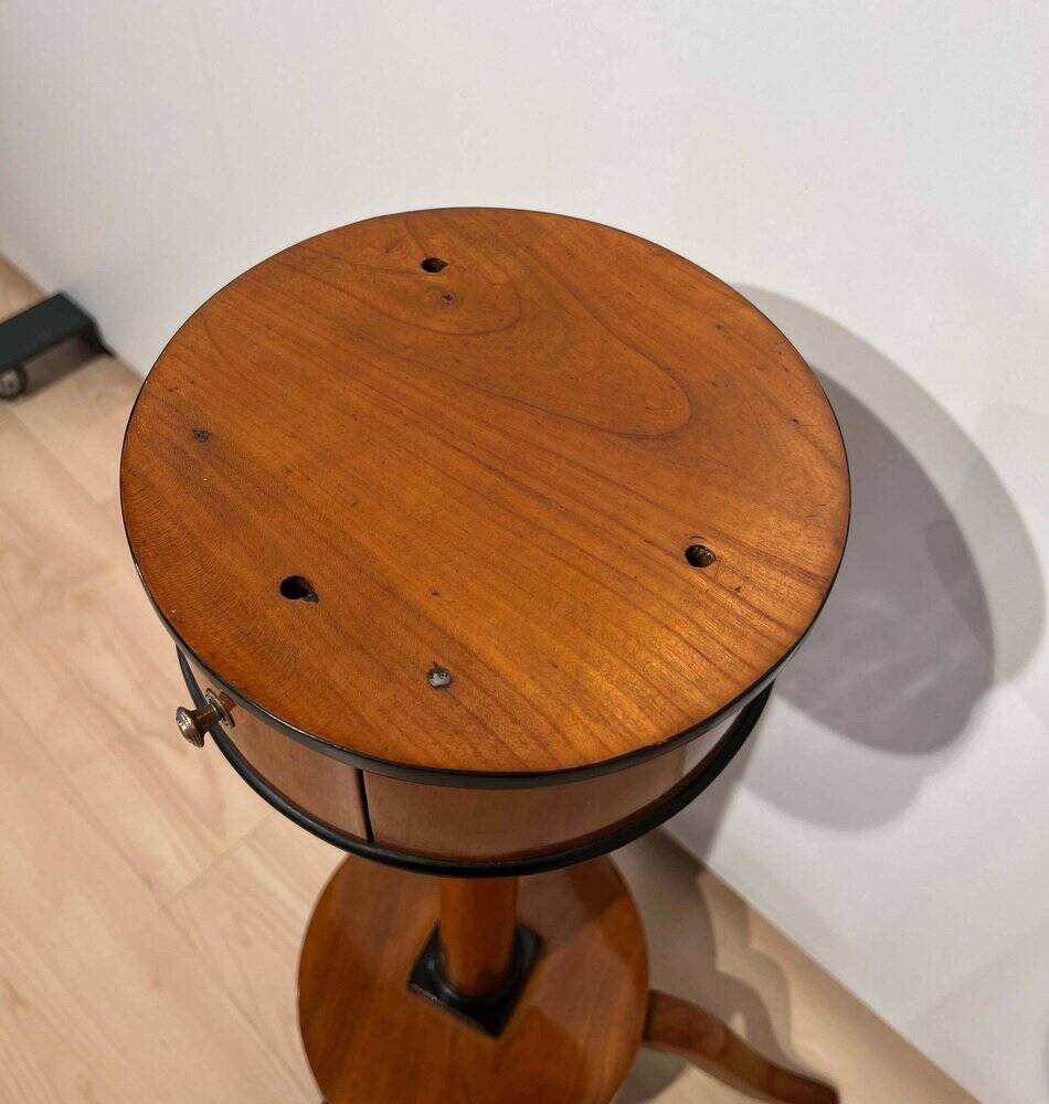 Biedermeier Sewing Stand in Cherrywood, South Germany, 1825