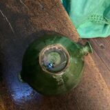 Bowl in green glazed earth
