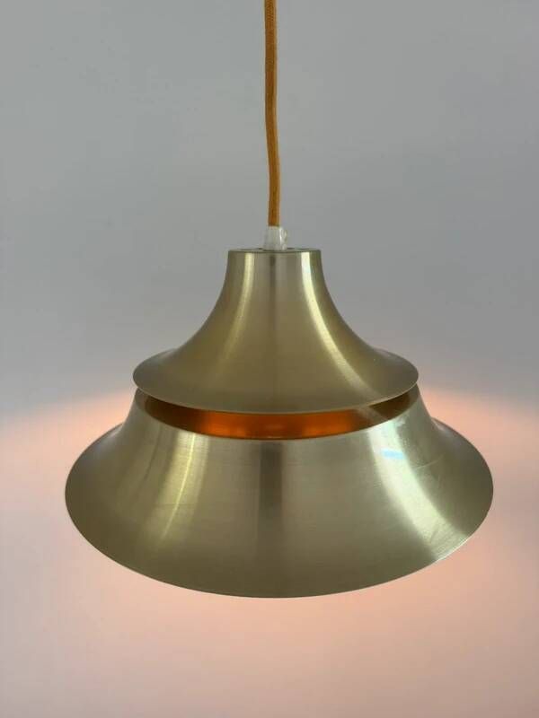 Vintage Danish gold pendant - Golden design lamp