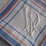 4 old monogrammed napkins