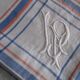 4 old monogrammed napkins