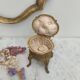 Boîte à bijoux, baguier en régule XIXème