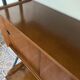 Freestanding wall unit with desk