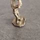 Ancient Akan weight for weighing gold in brass, in excellent condition.