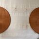 Appliques design en bois, opaline et métal chromé - mid. XXème