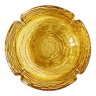 Lido Soreno Amber Glass Ashtray for Anchor Hoking