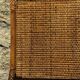Commode en bois et rotin