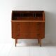 Bureau Secrétaire Vintage Scandinave en Teck