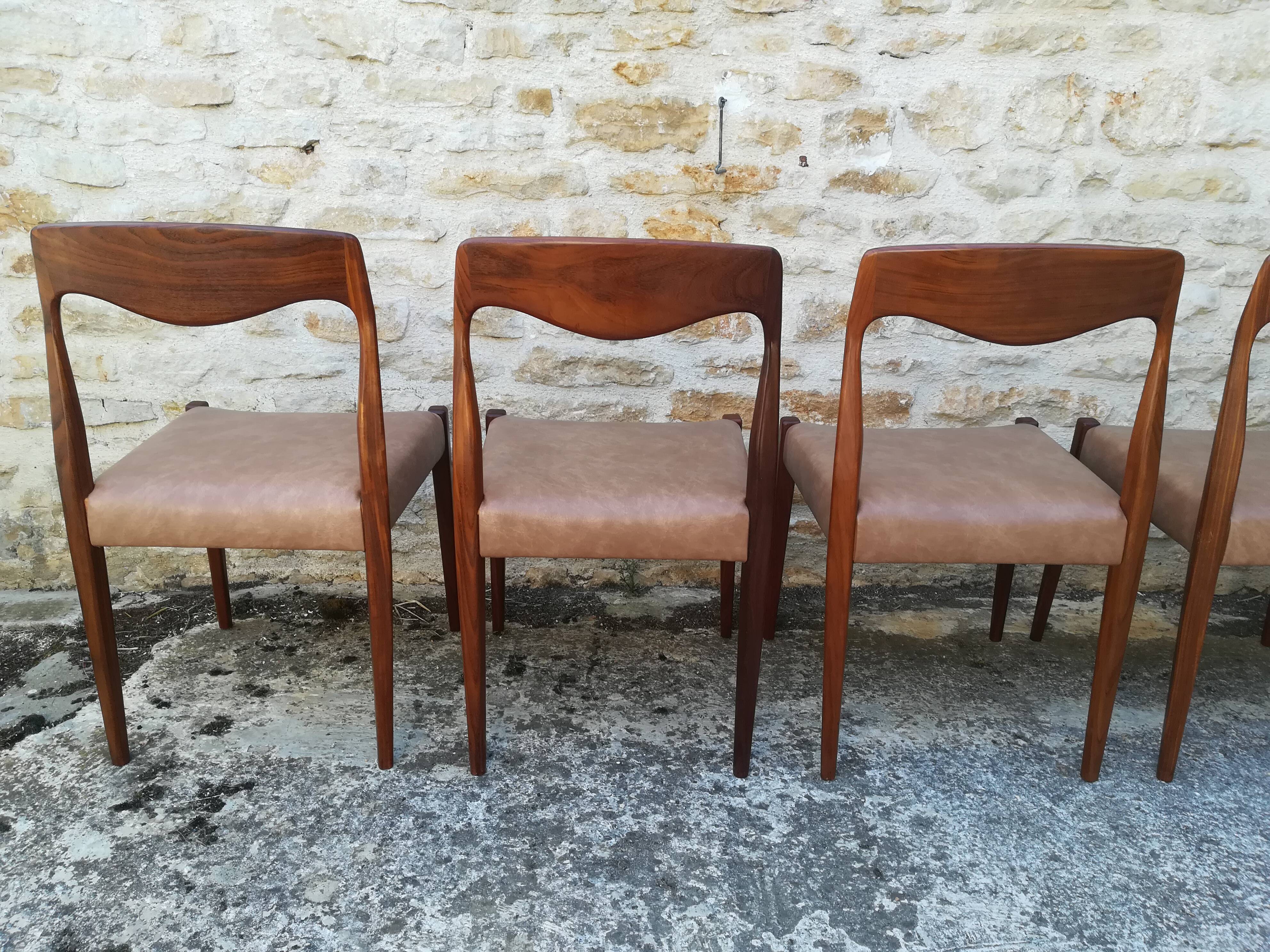 Scandinavian teak chairs