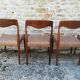 Chaises scandinave en teck
