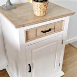Bahut jam maker solid pine white