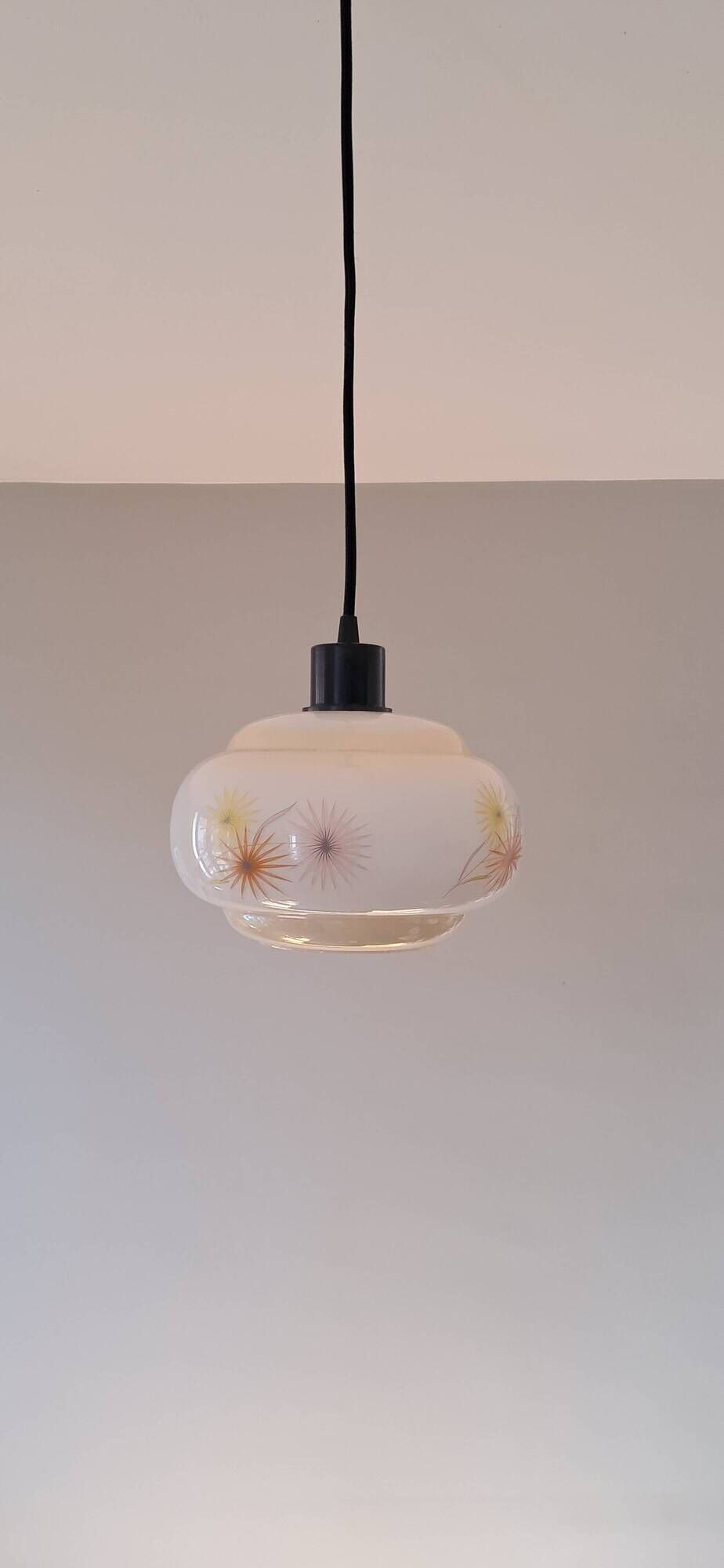 1970s opaline globe