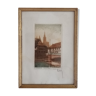 Framed print, Strasbourg Pont du corbeau