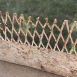 Old large iron planter