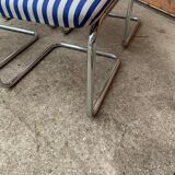 Italian Marcel Breuer B32 Cesca Chair, 70s set of 4