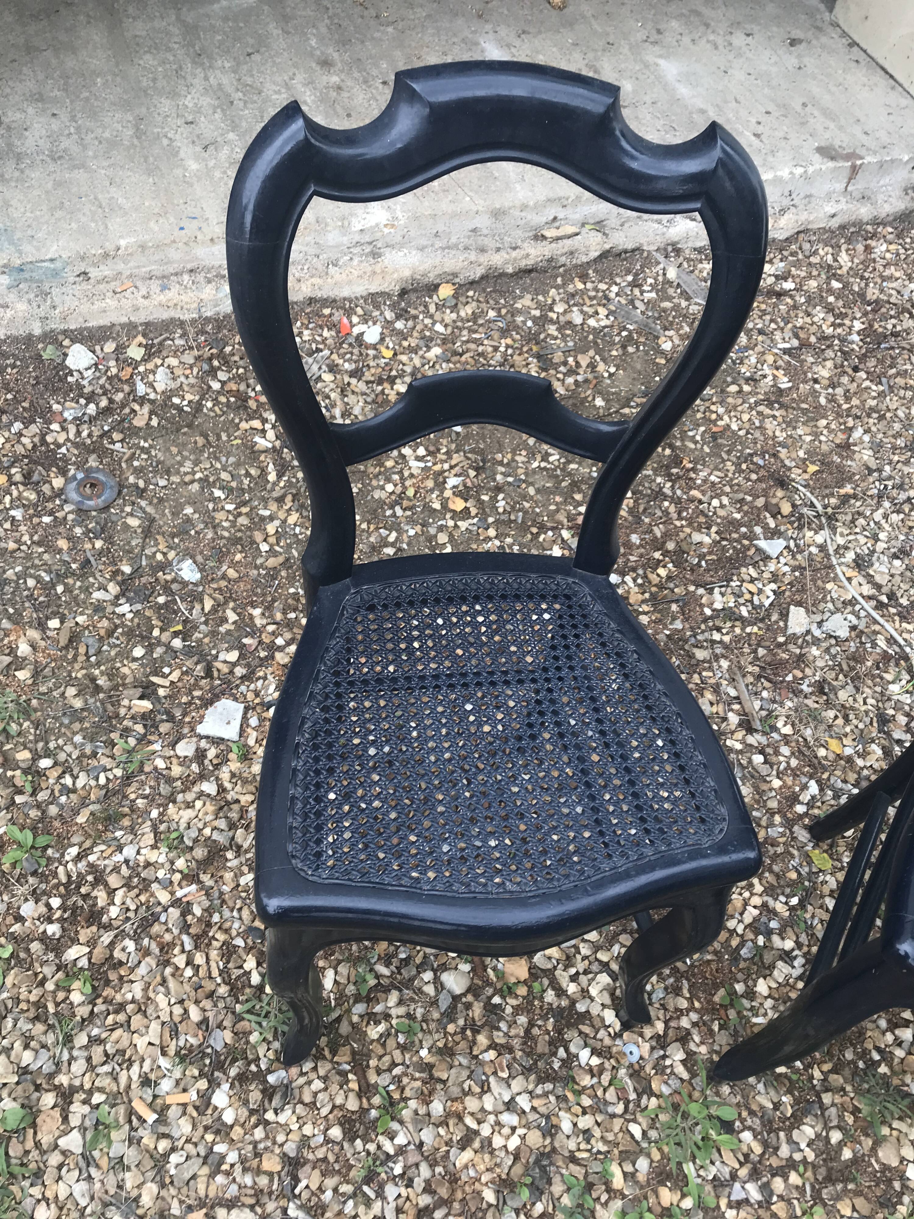 Paire de chaises Louis Philippe