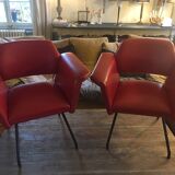 Armchairs by Joseph Andre Motte, Steiner, 1958