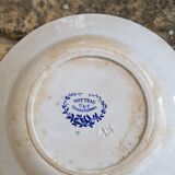 U&C Sarreguemines plate watteau model