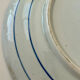 Old wall plate in blue Delft pottery