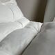 White faux leather armchair by Christian Koban for DOM edition
