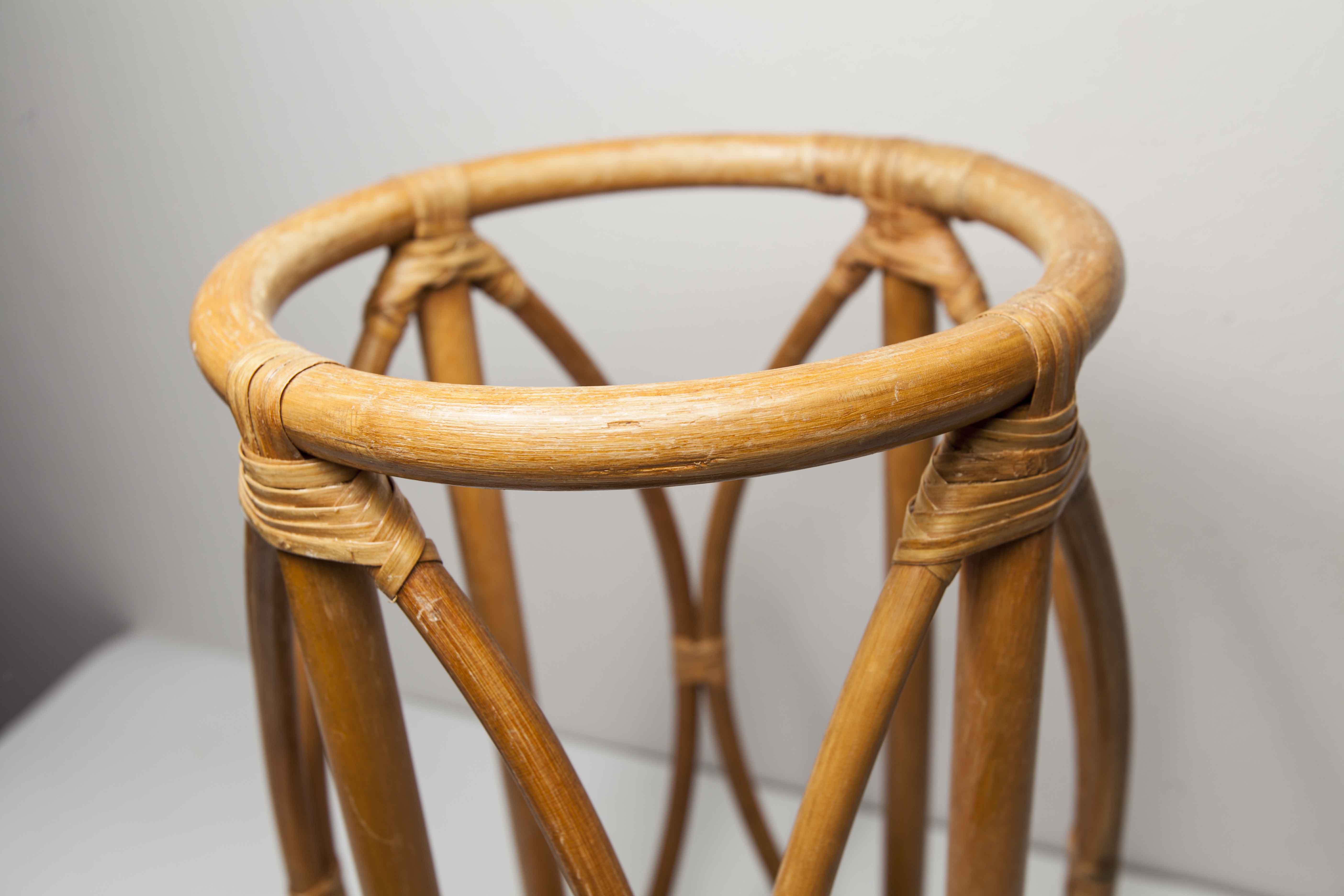 1950 rattan umbrella holder