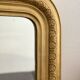 Mirror old louis Philippe gilded carved fireplace 141x86.5cm