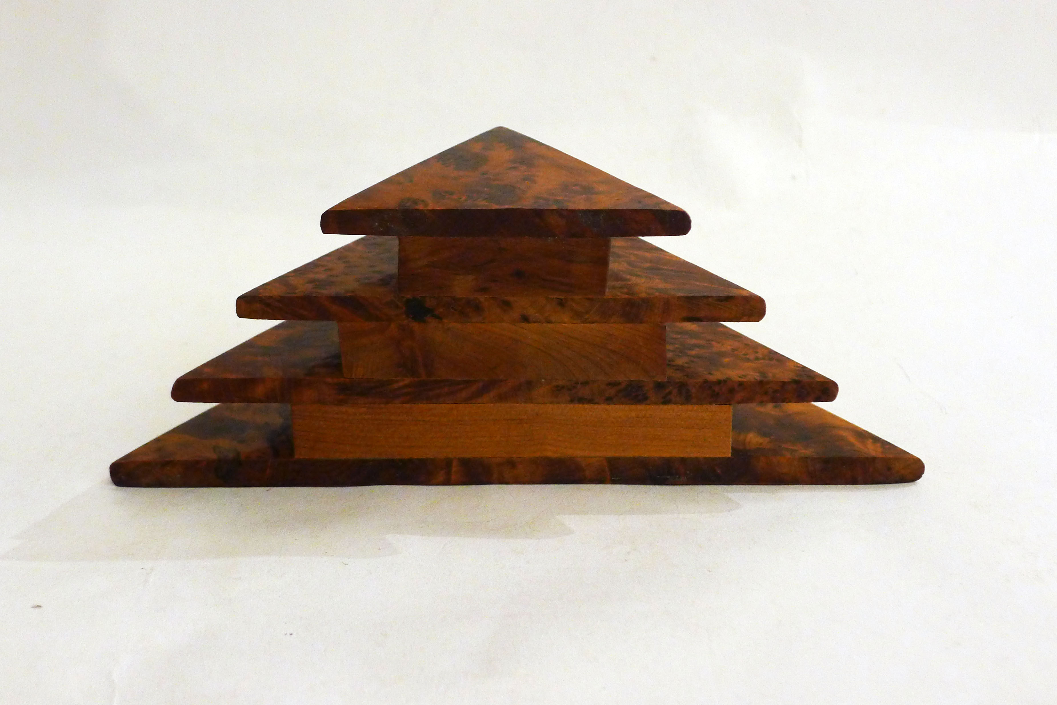 Letter holders made of cedar wood