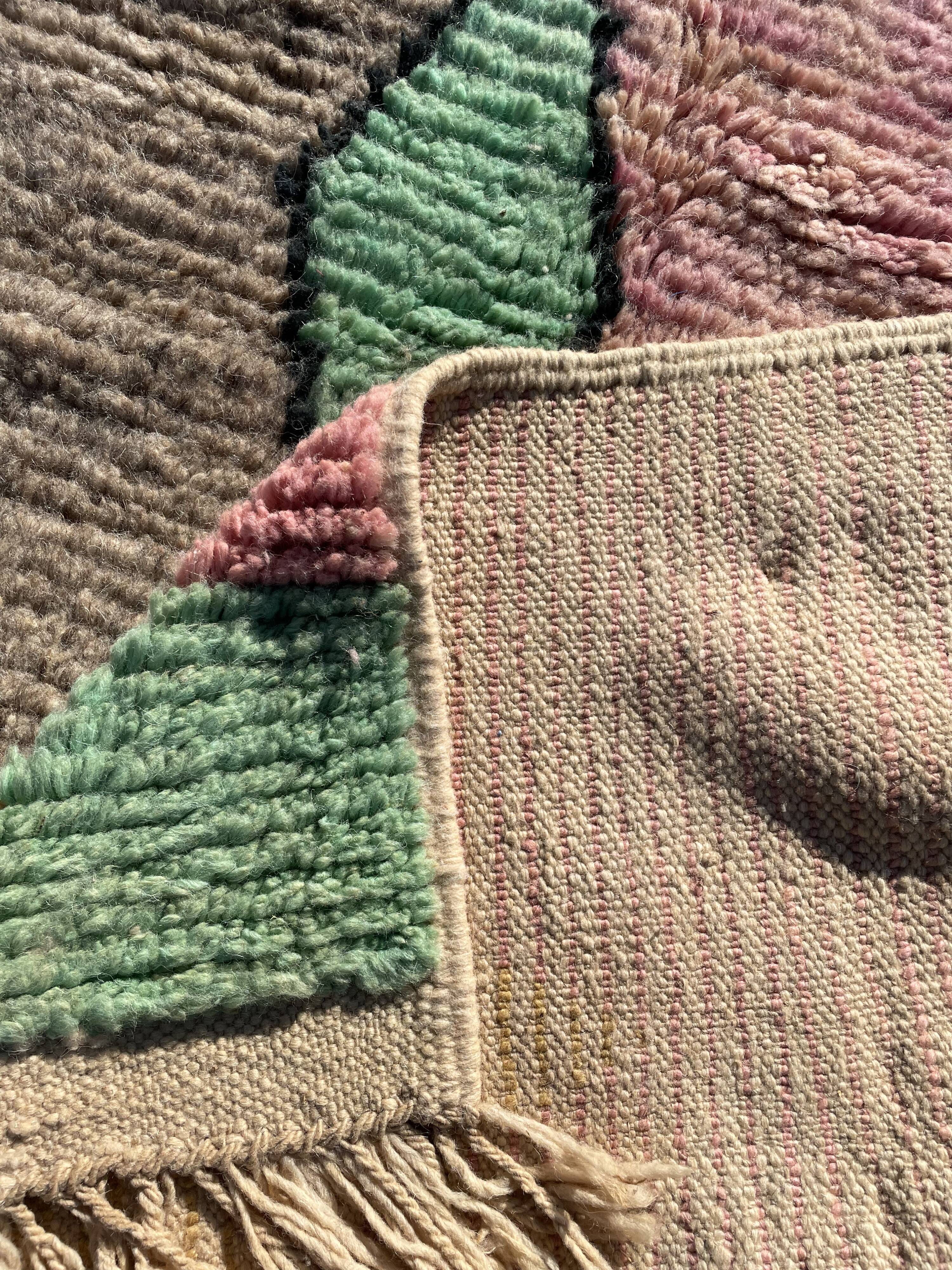 Boujad berbere rug in wool