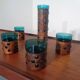 Copper and Glass Set by Nanny Still for Raak Amsterdam, 1970s, Set of 5