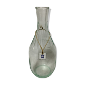 Old vintage glass carafe