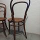 Set of 5 bentwood bistro chairs in THONET style no. 14