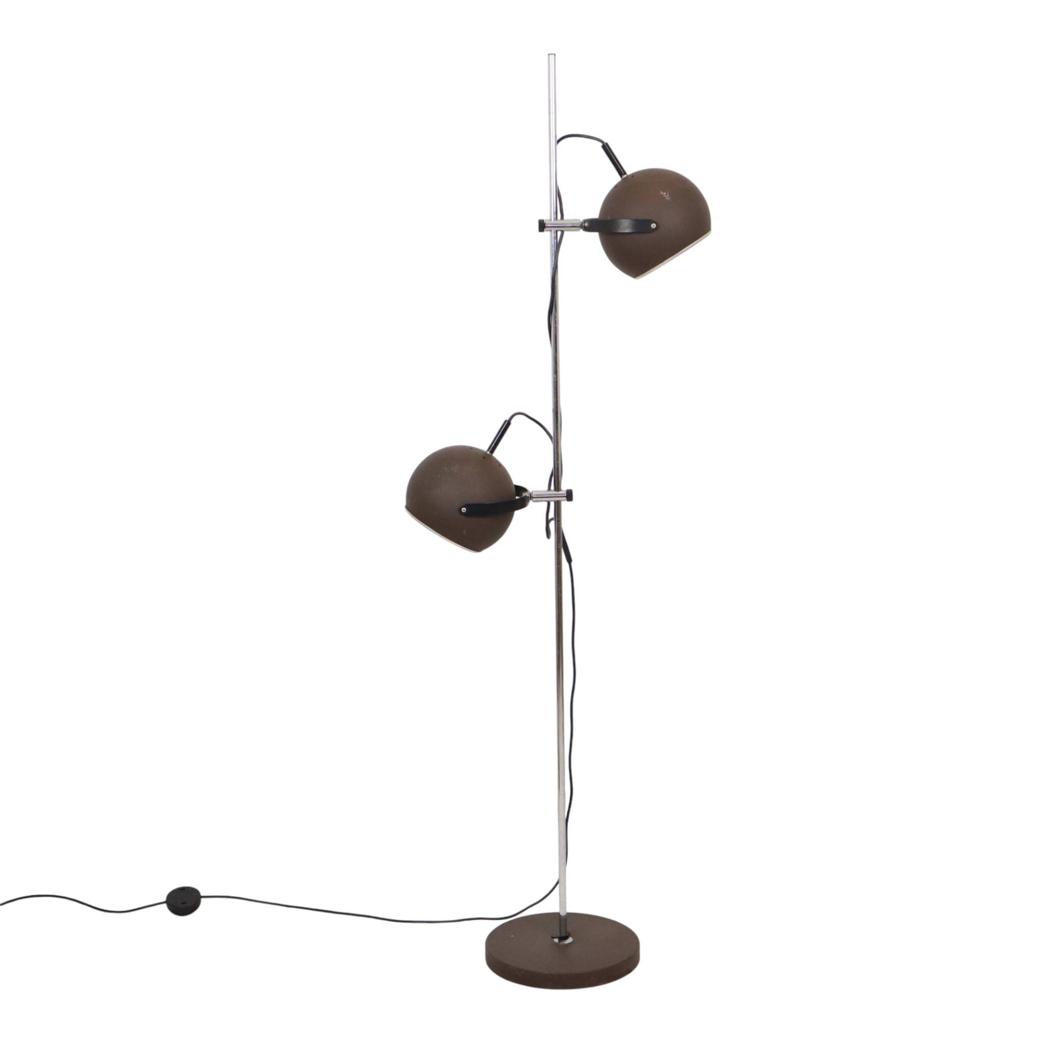 Lampe de sol vintage Eye Ball design Space Age 150 cm