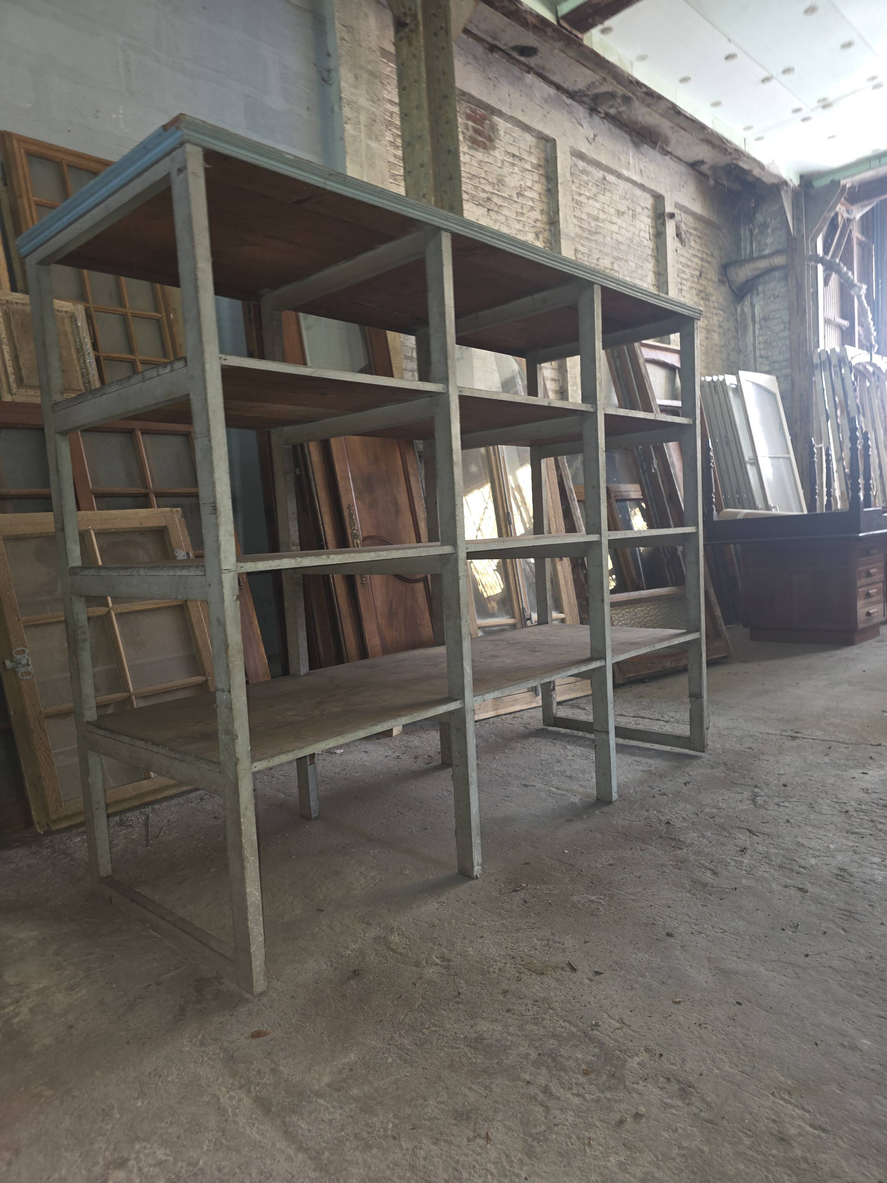 Old shop bookshelf