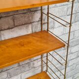 Vintage shelf 1950 in stained wood