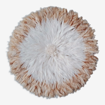 Juju hat white outline beige 80 cm